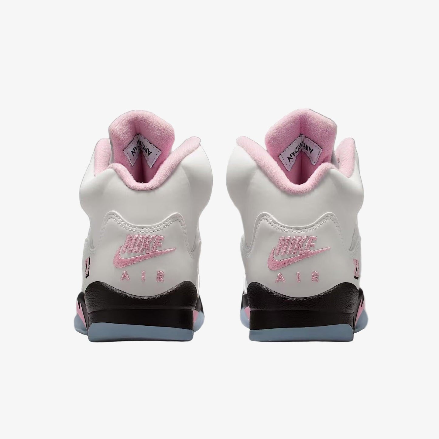 Air Jordan 5 Retro OG '35th Anniversary / Medium Soft Pink' (2025) (GS) [HQ7980-102] Athletic Basketball Sports Sneakers in White / Medium Soft Pink - Black for Unisex Youth Kids Junior Boys Girls - AVBL MRKT (6)