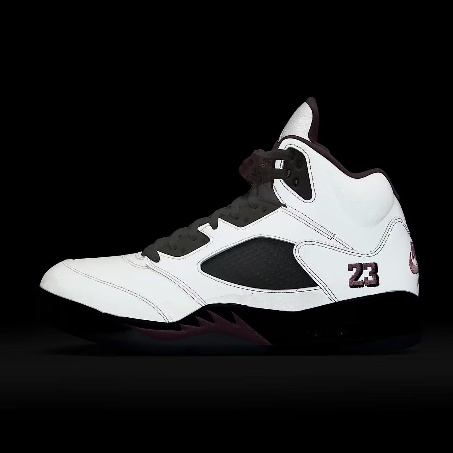 Air Jordan 5 Retro OG '35th Anniversary / Medium Soft Pink' (2025) [HQ7978-102] Athletic Basketball Sports Sneakers in White / Medium Soft Pink - Black for Unisex Adult Mens - AVBL MRKT (11)