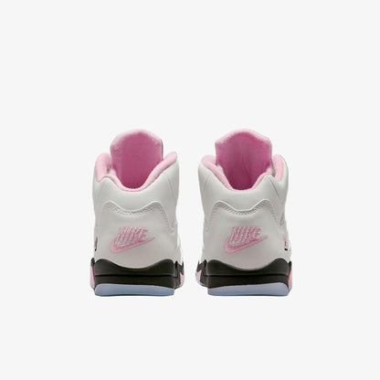 Air Jordan 5 Retro OG '35th Anniversary / Medium Soft Pink' (2025) (PS) [HQ7979-102] Athletic Basketball Sports Sneakers in White / Medium Soft Pink - Black for Unisex Little Kids Pre-School Boys Girls - AVBL MRKT (6)