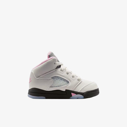 Air Jordan 5 Retro OG '35th Anniversary / Medium Soft Pink' (2025) (TD) [HQ7981-102] Athletic Basketball Sports Sneakers in White / Medium Soft Pink - Black for Unisex Baby Infant Toddler - AVBL MRKT (4)