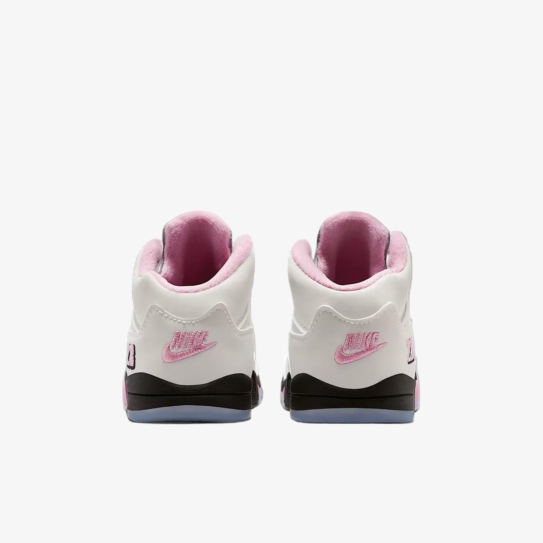 Air Jordan 5 Retro OG '35th Anniversary / Medium Soft Pink' (2025) (TD) [HQ7981-102] Athletic Basketball Sports Sneakers in White / Medium Soft Pink - Black for Unisex Baby Infant Toddler - AVBL MRKT (6)