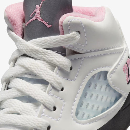 Air Jordan 5 Retro OG '35th Anniversary / Medium Soft Pink' (2025) (TD) [HQ7981-102] Athletic Basketball Sports Sneakers in White / Medium Soft Pink - Black for Unisex Baby Infant Toddler - AVBL MRKT (7)