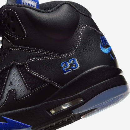 Air Jordan 5 Retro OG SP x Awake NY 'Boro Black / Racer Blue' (Edition of 13,000) (2025) [DV4982-004] Athletic Basketball Sports Sneakers in Black / Racer Blue for Unisex Adult Mens - AVBL MRKT (10)