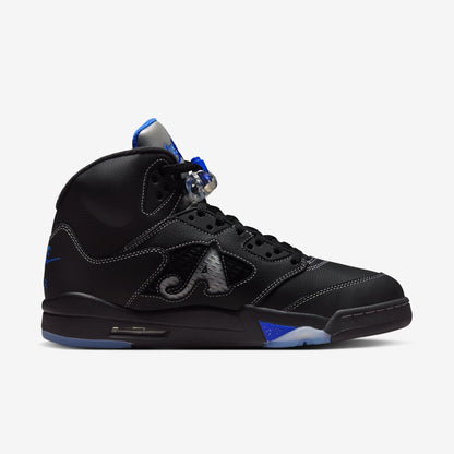 Air Jordan 5 Retro OG SP x Awake NY 'Boro Black / Racer Blue' (Edition of 13,000) (2025) [DV4982-004] Athletic Basketball Sports Sneakers in Black / Racer Blue for Unisex Adult Mens - AVBL MRKT (4)