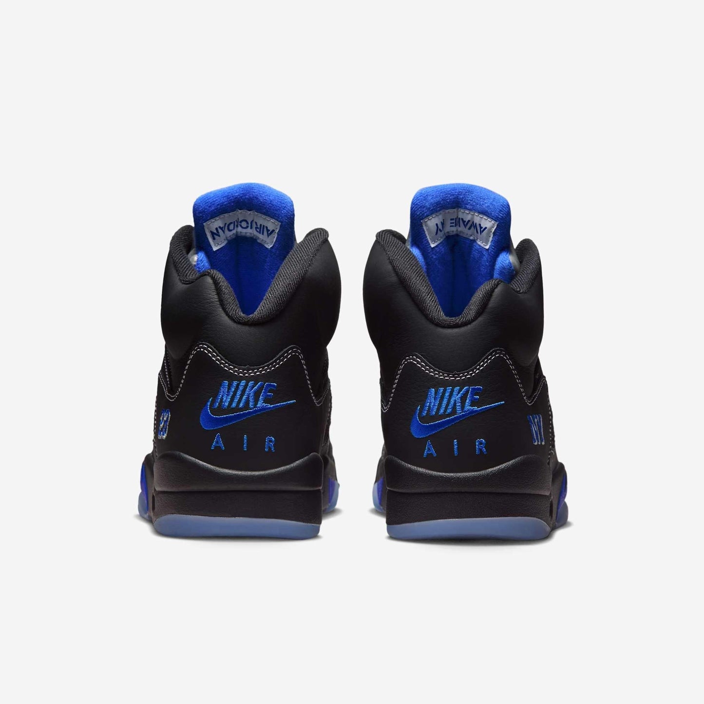 Air Jordan 5 Retro OG SP x Awake NY 'Boro Black / Racer Blue' (Edition of 13,000) (2025) [DV4982-004] Athletic Basketball Sports Sneakers in Black / Racer Blue for Unisex Adult Mens - AVBL MRKT (6)
