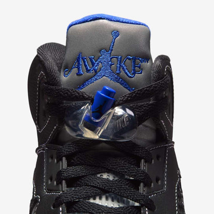 Air Jordan 5 Retro OG SP x Awake NY 'Boro Black / Racer Blue' (Edition of 13,000) (2025) [DV4982-004] Athletic Basketball Sports Sneakers in Black / Racer Blue for Unisex Adult Mens - AVBL MRKT (7)