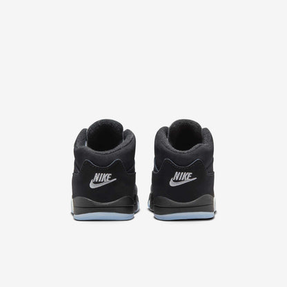 Air Jordan 5 Retro 'Reimagined Black / Metallic Silver' (2025) (TD) [HF3977-001] Athletic Basketball Sports Sneakers in Black / White - Metallic Silver - Fire Red for Unisex Baby Infant Toddler - AVBL MRKT (6)