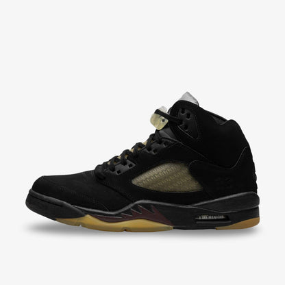 Air Jordan 5 Retro x A Ma Maniére 'Dusk' (2023) [FD1330-001] Athletic Basketball Sports Sneakers in Black / Burgundy Crush - Black - Pale Ivory for Unisex Adult Mens - AVBL MRKT (2)