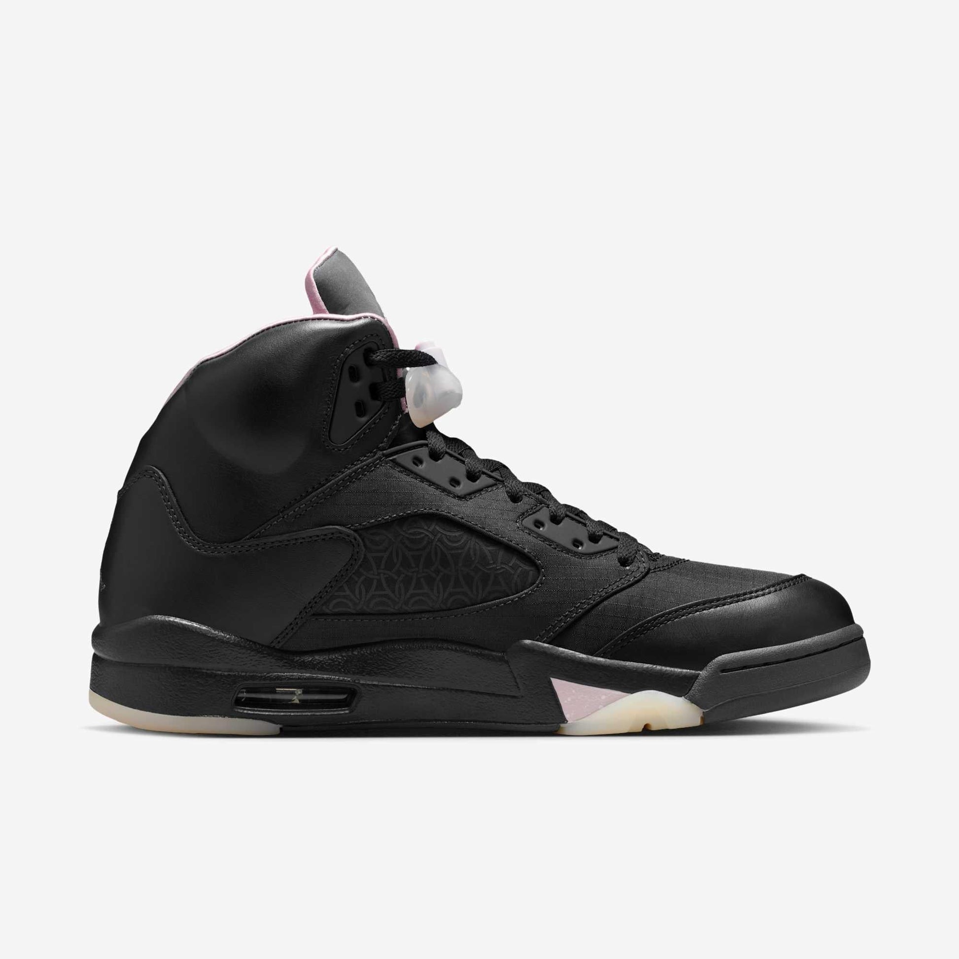Air Jordan 5 Retro x PSG 'Paris Saint-Germain / Off Noir' (2025) [HQ3004-001] Athletic Basketball Sports Sneakers in Off Noir / Particle Rose for Unisex Adult Mens - AVBL MRKT (4)