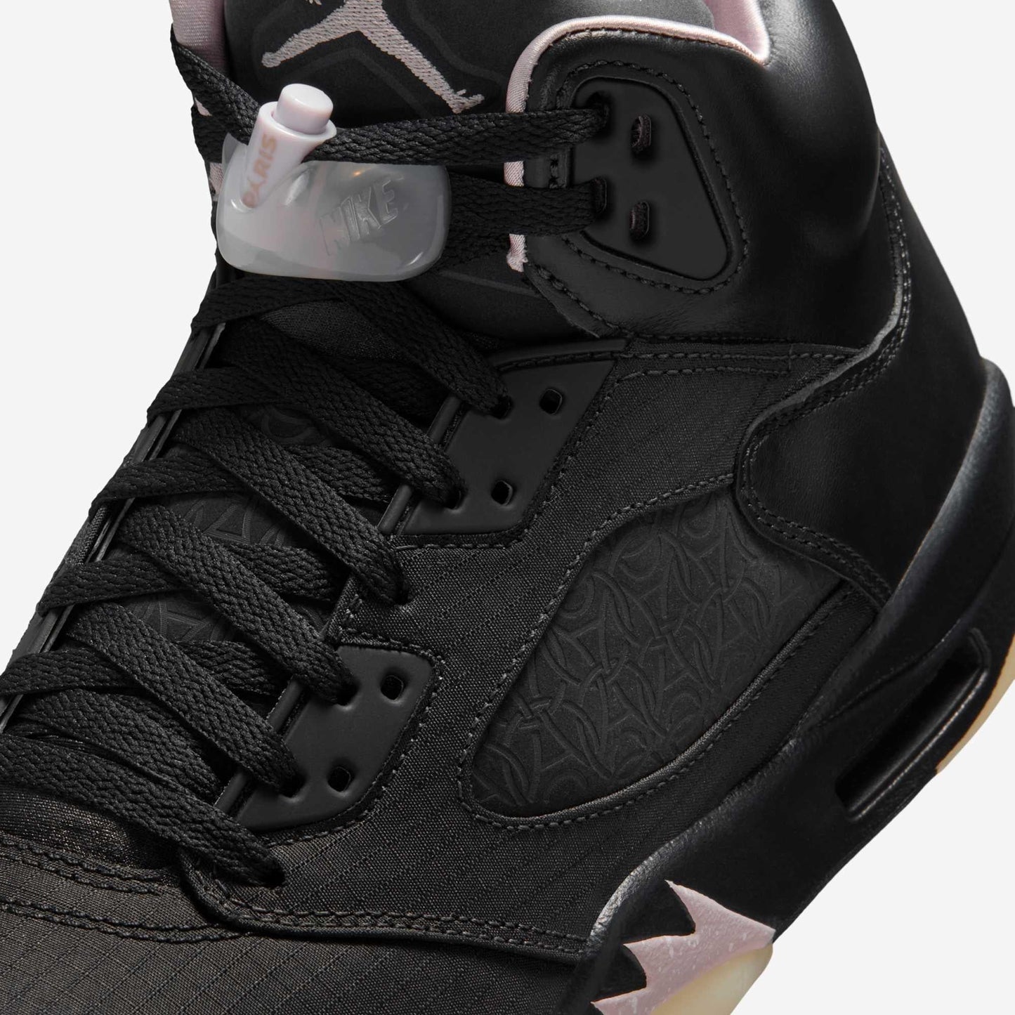 Air Jordan 5 Retro x PSG 'Paris Saint-Germain / Off Noir' (2025) [HQ3004-001] Athletic Basketball Sports Sneakers in Off Noir / Particle Rose for Unisex Adult Mens - AVBL MRKT (7)