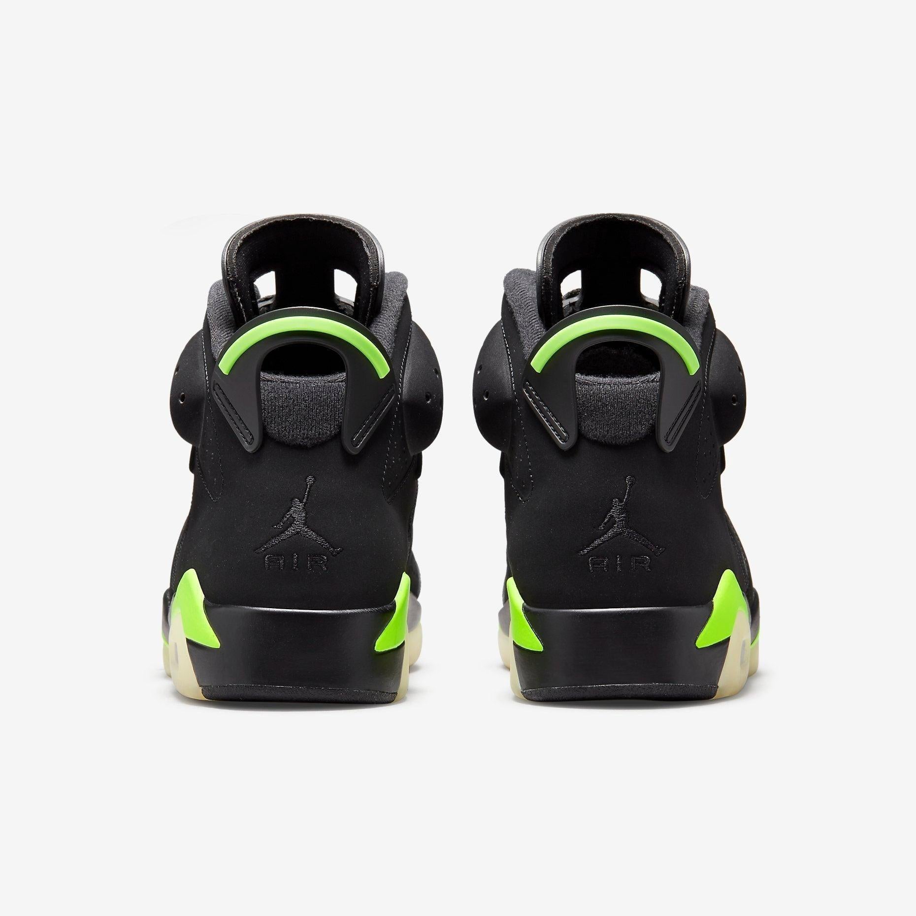 Air Jordan 6 Retro 'Black / Electric Green' (2021) [CT8529-003] Athletic Basketball Sports Sneakers in Black / Electric Green for Unisex Adult Mens - AVBL MRKT (6)