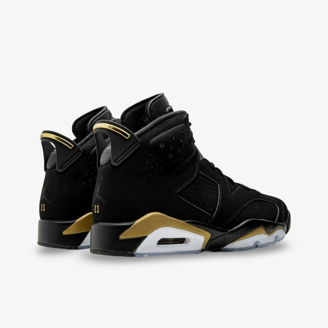 Air Jordan 6 Retro DMP 'Defining Moments' (2020) [CT4954-007] Athletic Basketball Sports Sneakers in Black / Metallic Gold - Black for Unisex Adult Mens - AVBL MRKT (4)