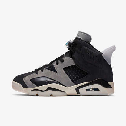Air Jordan 6 Retro 'Light Smoke Grey' (2020) (Womens) [CK6635-001] Athletic Basketball Sports Sneakers in Black / Chrome - Light Smoke Grey for Unisex Adult Female Ladies Girls WMNS - AVBL MRKT (2)