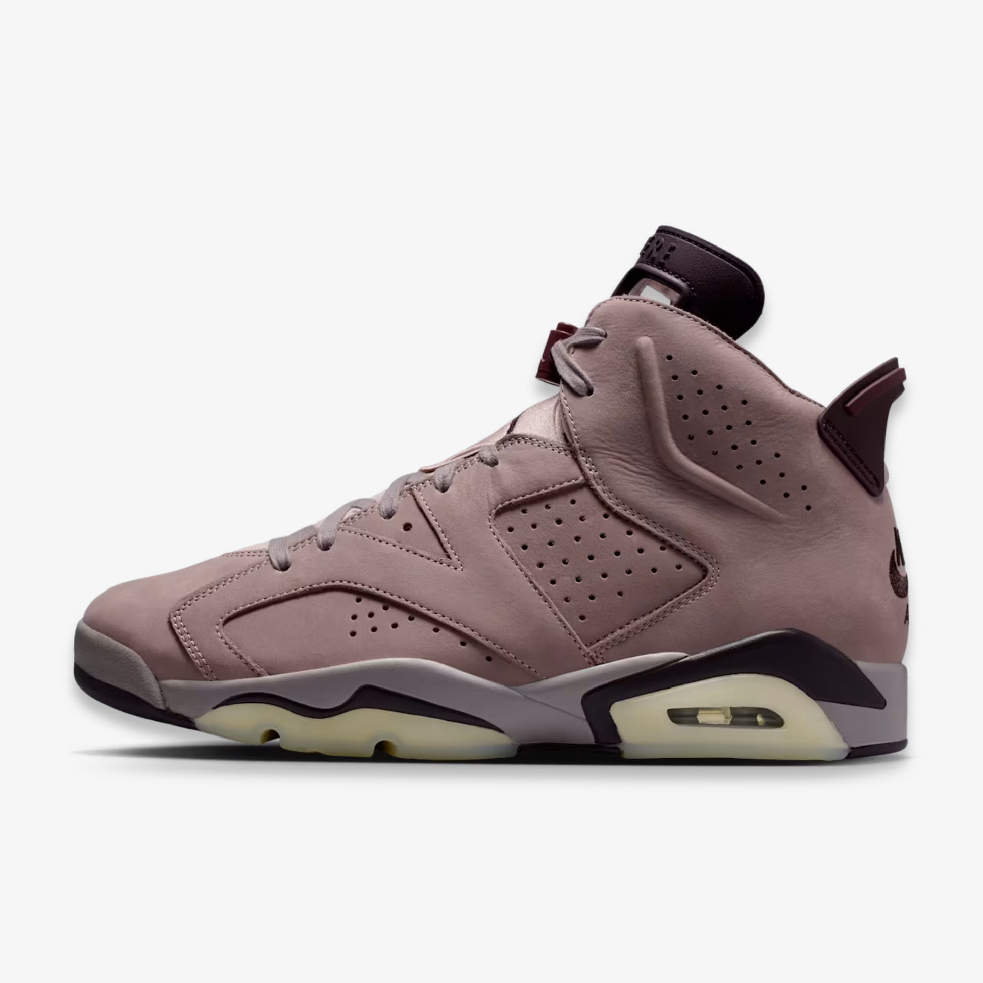 Air Jordan 6 Retro SP AMM x A Ma Maniere 'Smokey Mauve' (2025) [IF3103-200] Athletic Basketball Sports Sneakers in Vapor Mauve / Burgundy Ash for Unisex Adult Mens - AVBL MRKT (2)