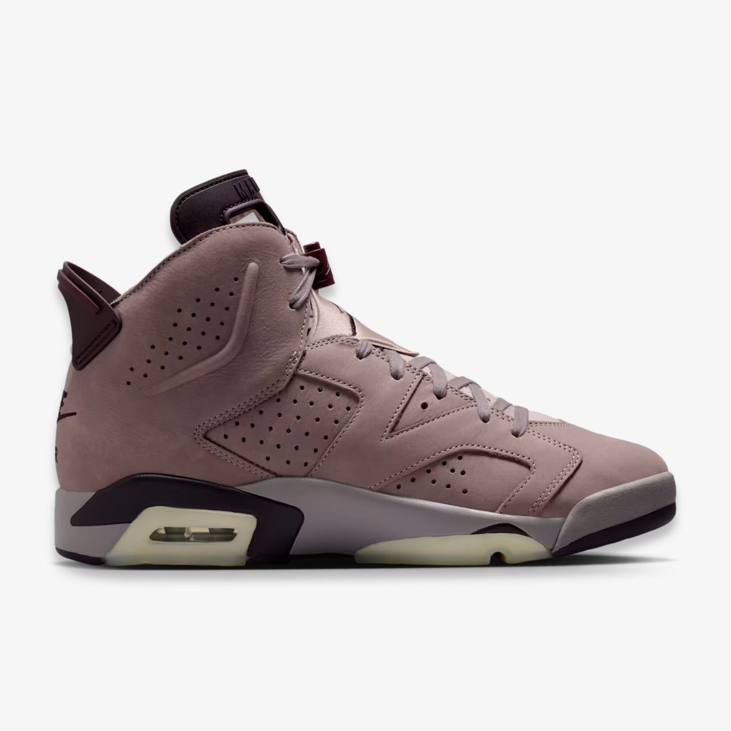 Air Jordan 6 Retro SP AMM x A Ma Maniere 'Smokey Mauve' (2025) [IF3103-200] Athletic Basketball Sports Sneakers in Vapor Mauve / Burgundy Ash for Unisex Adult Mens - AVBL MRKT (4)