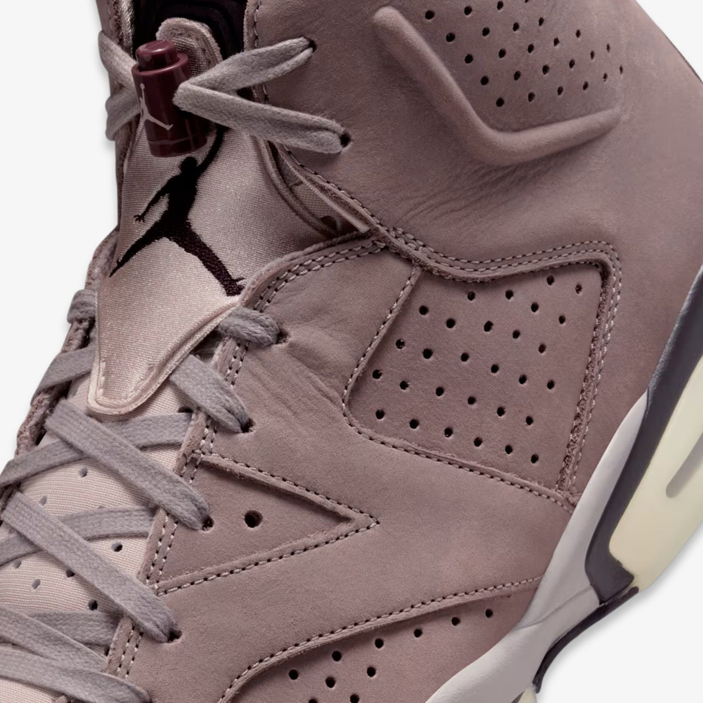 Air Jordan 6 Retro SP AMM x A Ma Maniere 'Smokey Mauve' (2025) [IF3103-200] Athletic Basketball Sports Sneakers in Vapor Mauve / Burgundy Ash for Unisex Adult Mens - AVBL MRKT (9)