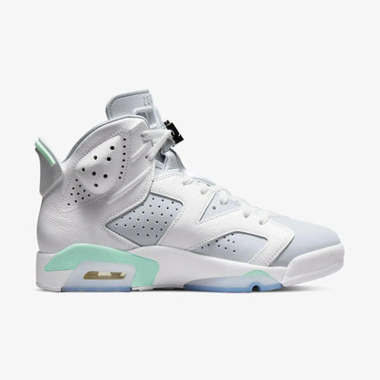 Air Jordan 6 Retro 'Tiffany Blue / Mint Foam' (2022) (Womens) [DQ4914-103] Athletic Basketball Sports Sneakers in White / Pure Platinum - Mint Foam for Unisex Adult Female Ladies Girls WMNS - AVBL MRKT (4)