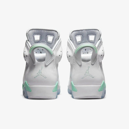 Air Jordan 6 Retro 'Tiffany Blue / Mint Foam' (2022) (Womens) [DQ4914-103] Athletic Basketball Sports Sneakers in White / Pure Platinum - Mint Foam for Unisex Adult Female Ladies Girls WMNS - AVBL MRKT (6)