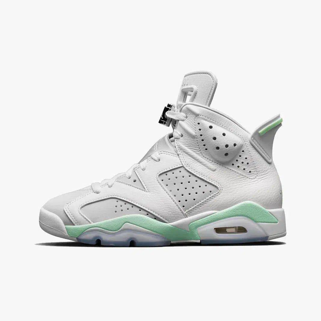 Air Jordan 6 Retro 'Tiffany Blue / Mint Foam' (2022) (Womens) [DQ4914-103] Athletic Basketball Sports Sneakers in White / Pure Platinum - Mint Foam for Unisex Adult Female Ladies Girls WMNS - AVBL MRKT (2)