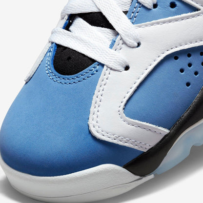 Air Jordan 6 Retro 'White / UNC University Blue' (2022) (GS) [384665-410] Athletic Basketball Sports Sneakers in University Blue / White - Black for Unisex Youth Kids Junior Boys Girls - AVBL MRKT (7)