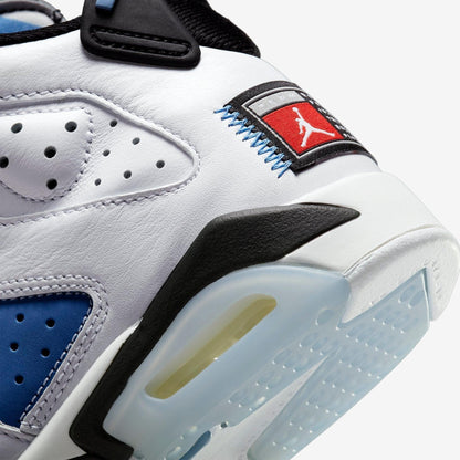 Air Jordan 6 Retro 'White / UNC University Blue' (2022) (GS) [384665-410] Athletic Basketball Sports Sneakers in University Blue / White - Black for Unisex Youth Kids Junior Boys Girls - AVBL MRKT (8)