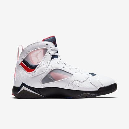 Air Jordan 7 Retro BCFC 'PSG Paris Saint-Germain' (2021) [CZ0789-105] Athletic Basketball Sports Sneakers in White / University Red for Unisex Adult Mens - AVBL MRKT (4)