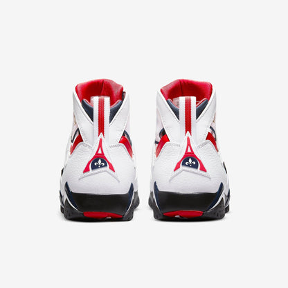 Air Jordan 7 Retro BCFC 'PSG Paris Saint-Germain' (2021) [CZ0789-105] Athletic Basketball Sports Sneakers in White / University Red for Unisex Adult Mens - AVBL MRKT (6)