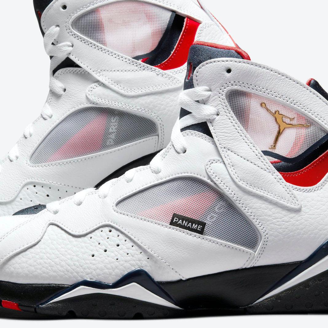Air Jordan 7 Retro BCFC 'PSG Paris Saint-Germain' (2021) [CZ0789-105] Athletic Basketball Sports Sneakers in White / University Red for Unisex Adult Mens - AVBL MRKT (8)