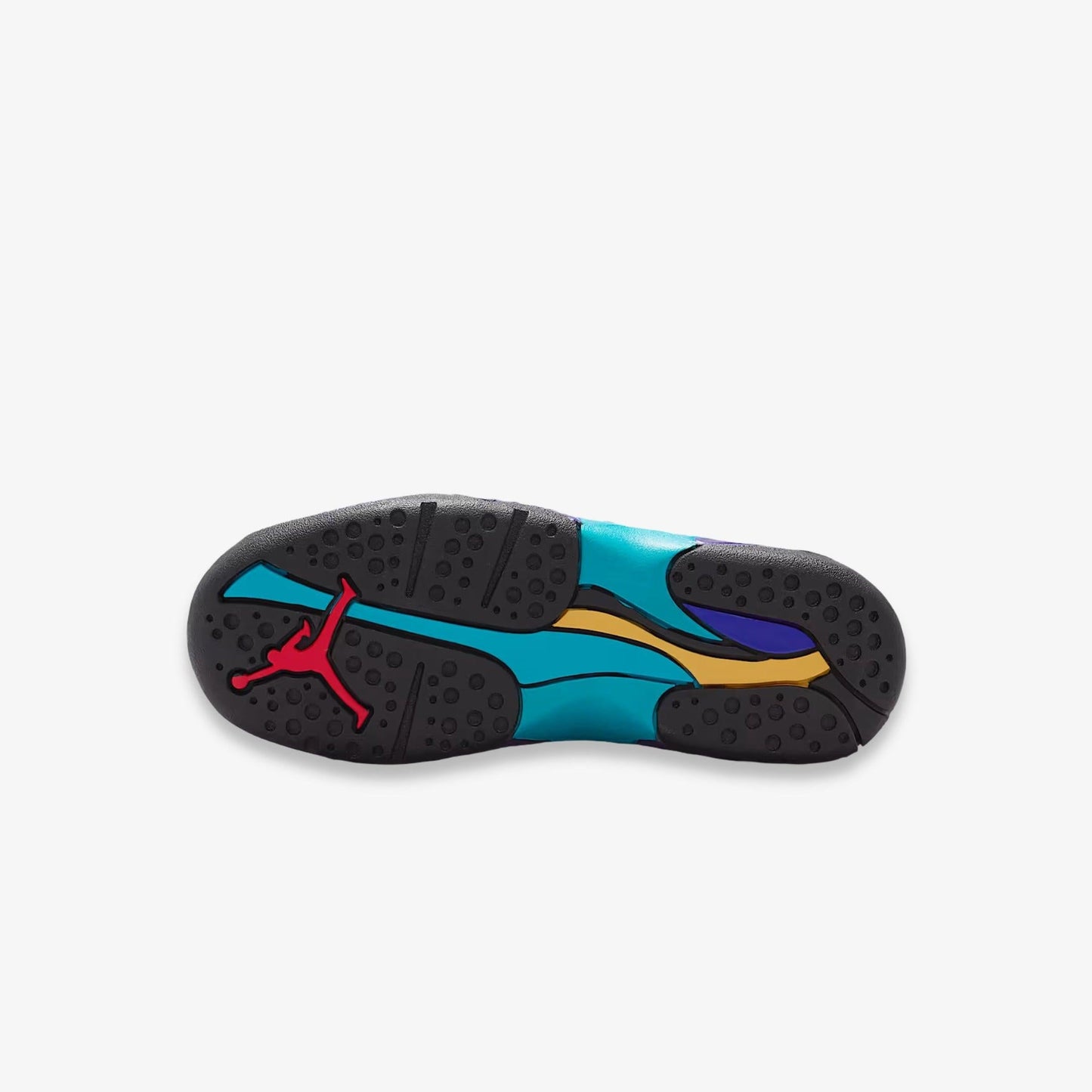 Air Jordan 8 Retro 'Aqua' (2025) (PS) [305369-006] Athletic Basketball Sports Sneakers in Black / True Red - Flint Grey - Bright Concord for Unisex Little Kids Pre-School Boys Girls - AVBL MRKT (9)