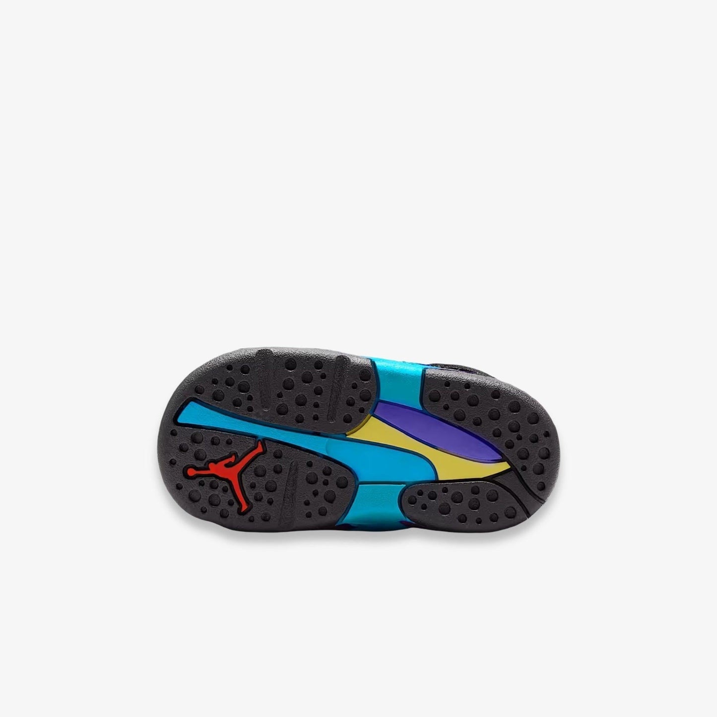 Air Jordan 8 Retro 'Aqua' (2025) (TD) [305360-006] Athletic Basketball Sports Sneakers in Black / True Red - Flint Grey - Bright Concord for Unisex Baby Infant Toddler - AVBL MRKT (8)