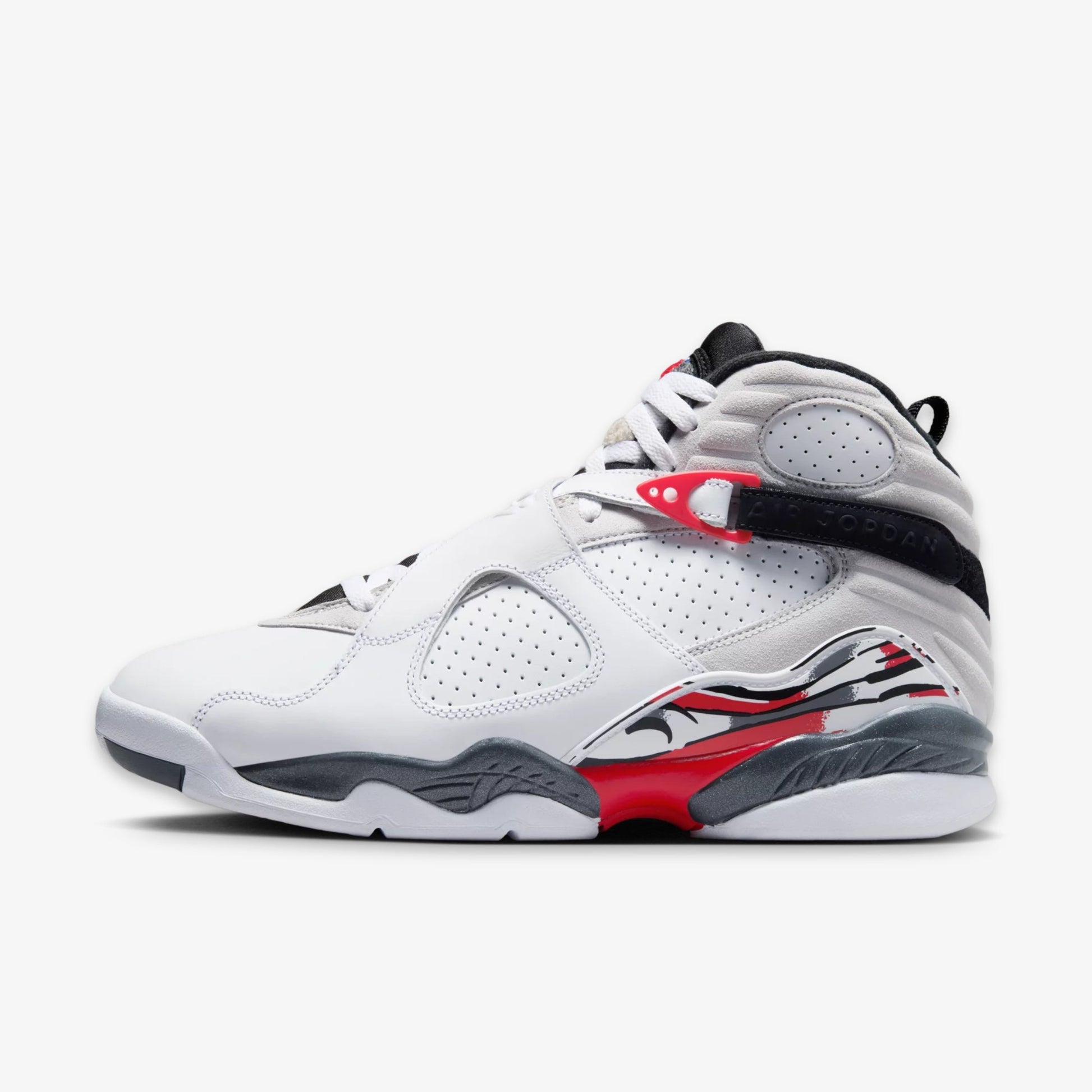 Air Jordan 8 Retro 'Bugs Bunny' (2025) [305381-100] Athletic Basketball Sports Sneakers in White / Black - True - Red for Unisex Adult Mens - AVBL MRKT (2)