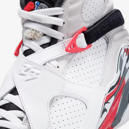 Air Jordan 8 Retro 'Bugs Bunny' (2025) [305381-100] Athletic Basketball Sports Sneakers in White / Black - True - Red for Unisex Adult Mens - AVBL MRKT (7)
