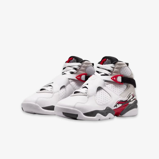 Air Jordan 8 Retro 'Bugs Bunny' (2025) (GS) [305368-100] Athletic Basketball Sports Sneakers in White / Black - True Red for Unisex Youth Kids Junior Boys Girls - AVBL MRKT (1)