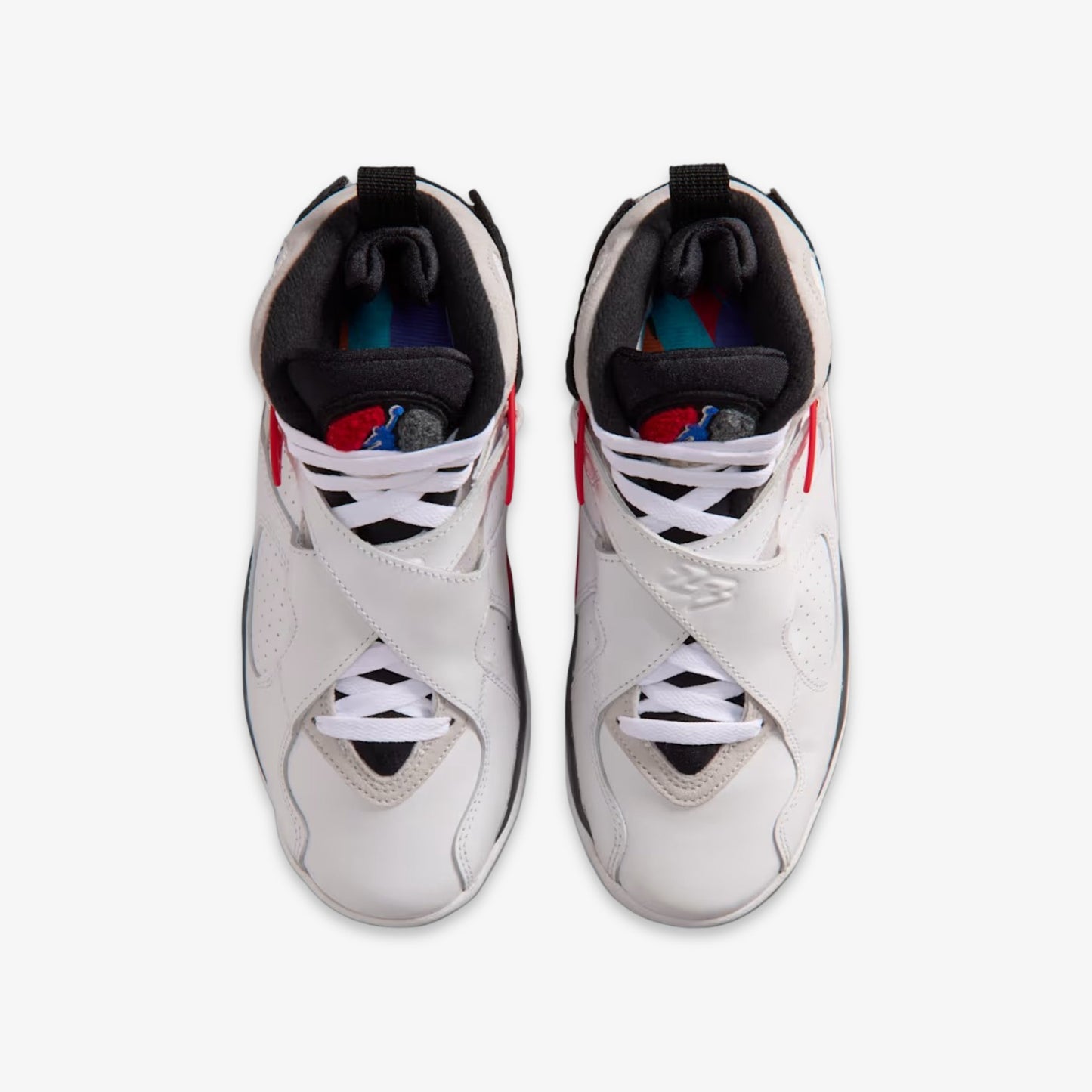 Air Jordan 8 Retro 'Bugs Bunny' (2025) (GS) [305368-100] Athletic Basketball Sports Sneakers in White / Black - True Red for Unisex Youth Kids Junior Boys Girls - AVBL MRKT (5)