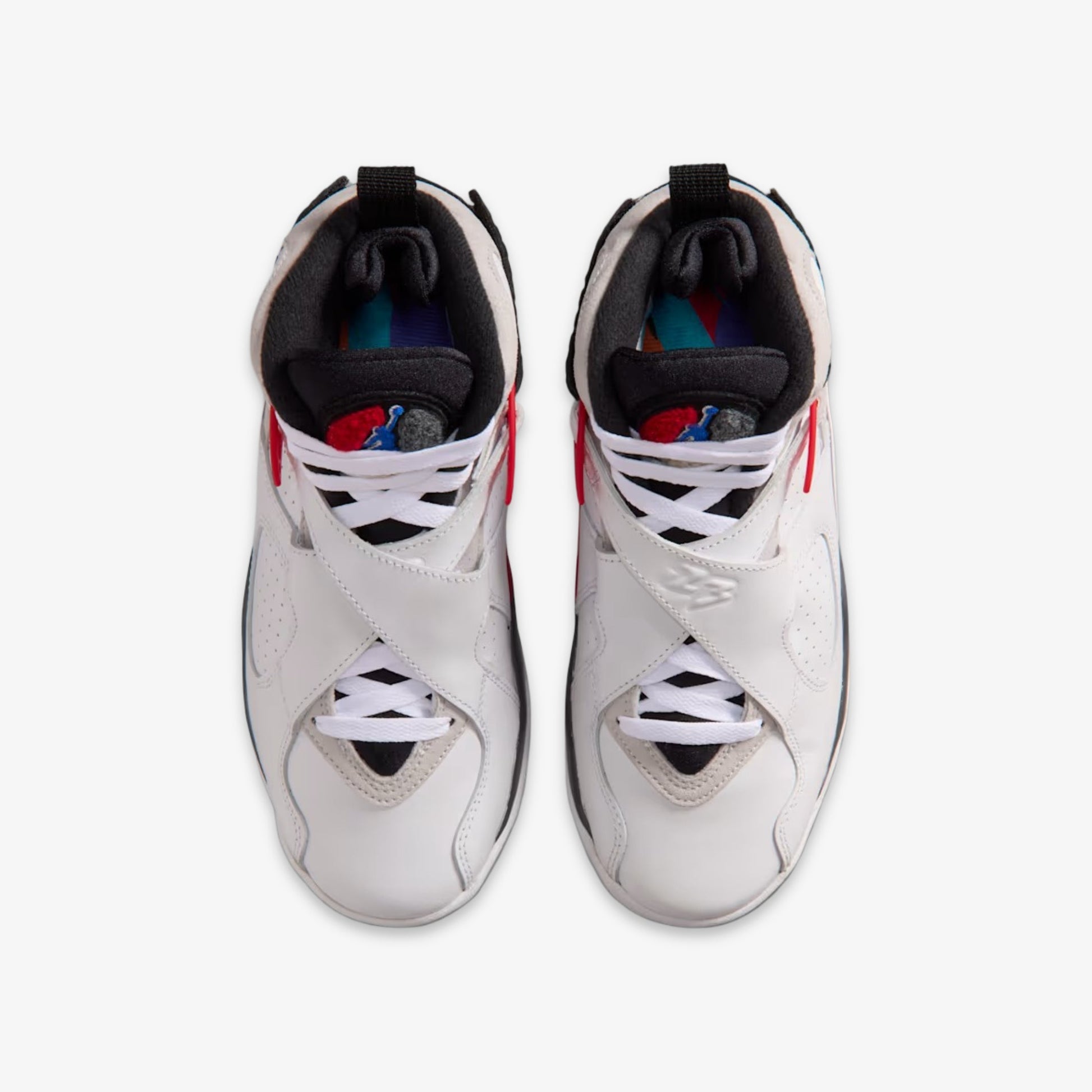 Air Jordan 8 Retro 'Bugs Bunny' (2025) (GS) [305368-100] Athletic Basketball Sports Sneakers in White / Black - True Red for Unisex Youth Kids Junior Boys Girls - AVBL MRKT (5)