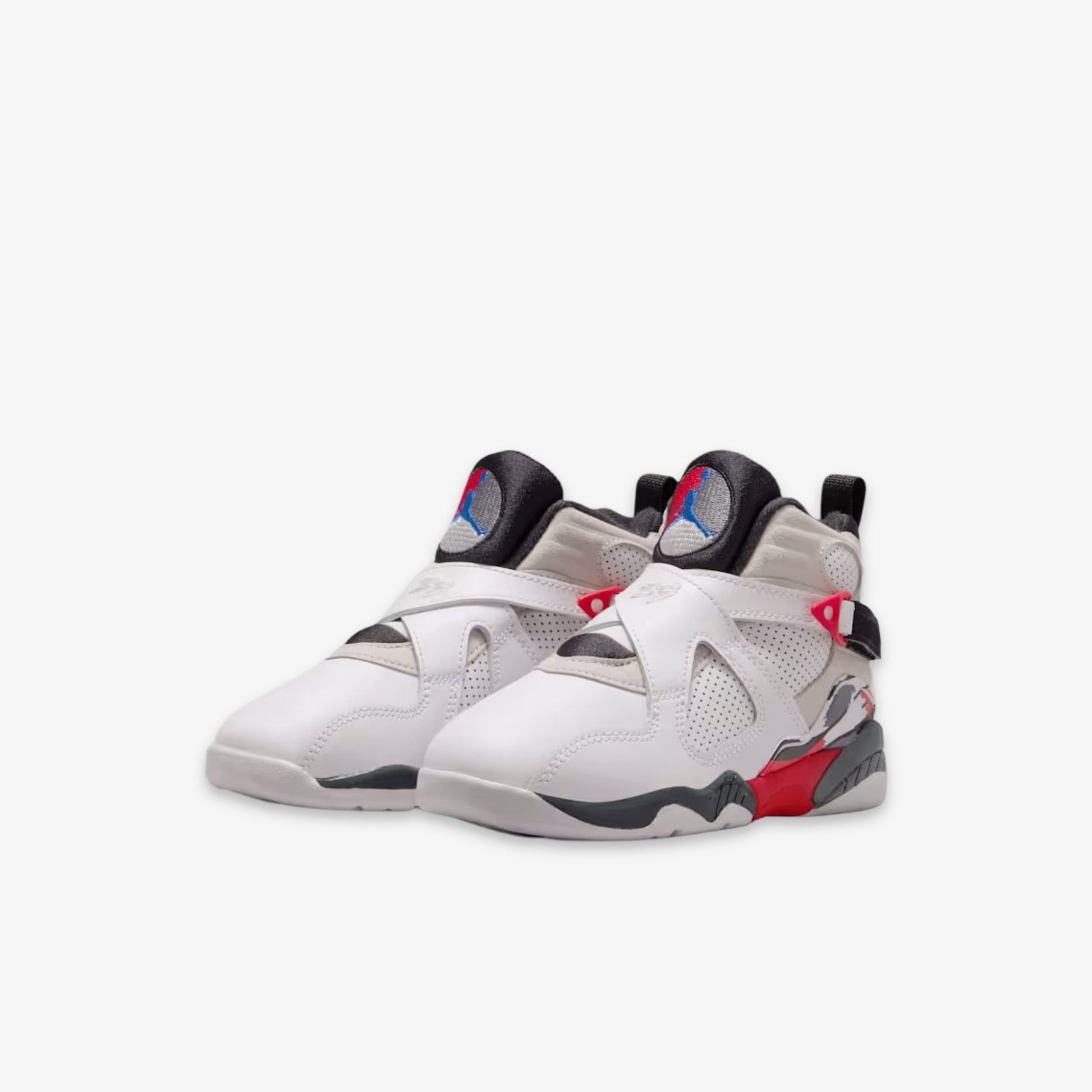 Air Jordan 8 Retro 'Bugs Bunny' (2025) (PS) [305369-100] Athletic Basketball Sports Sneakers in White / Black - True Red for Unisex Little Kids Pre-School Boys Girls - AVBL MRKT (1)