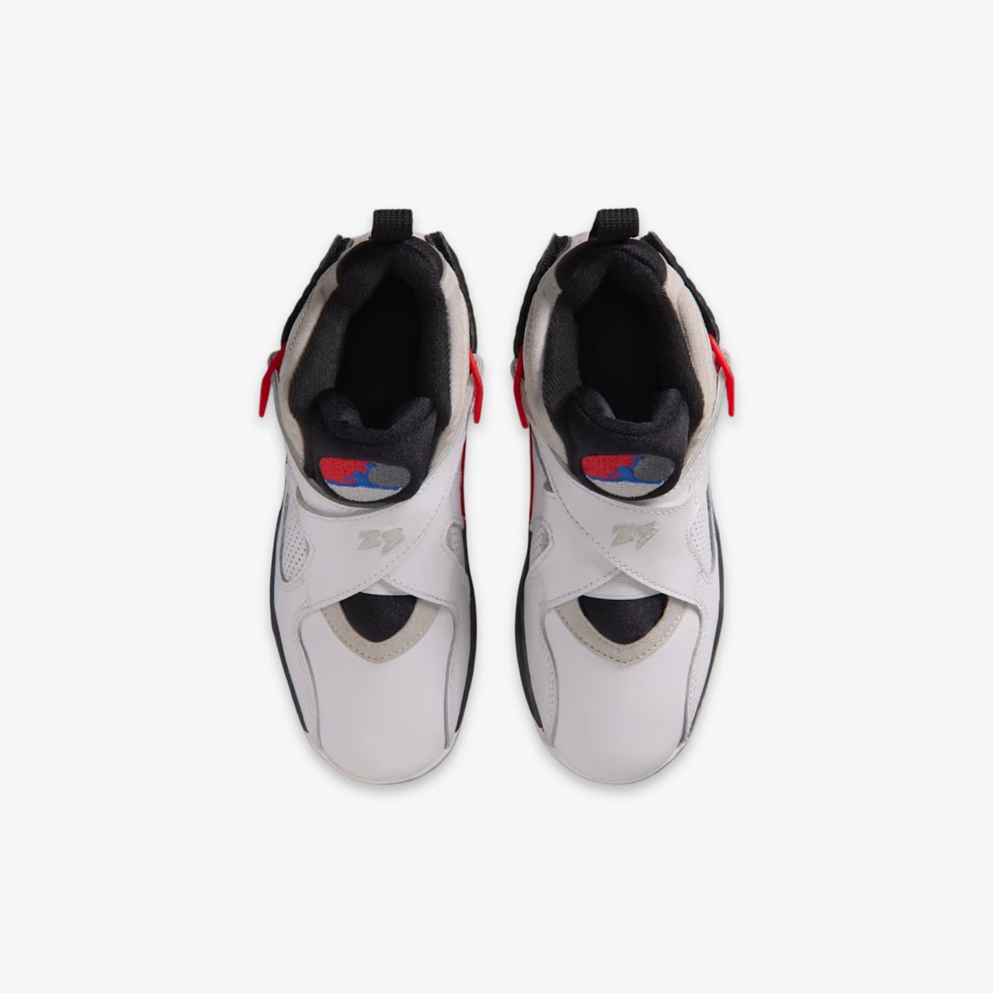 Air Jordan 8 Retro 'Bugs Bunny' (2025) (PS) [305369-100] Athletic Basketball Sports Sneakers in White / Black - True Red for Unisex Little Kids Pre-School Boys Girls - AVBL MRKT (5)