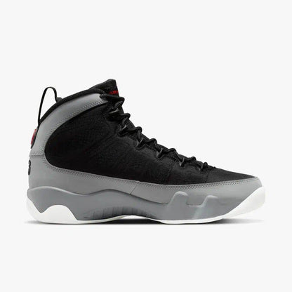 Air Jordan 9 Retro 'Particle Grey' (2022) [CT8019-060] Athletic Basketball Sports Sneakers in Black / University Red - Particle Grey - White for Unisex Adult Mens - AVBL MRKT (4)