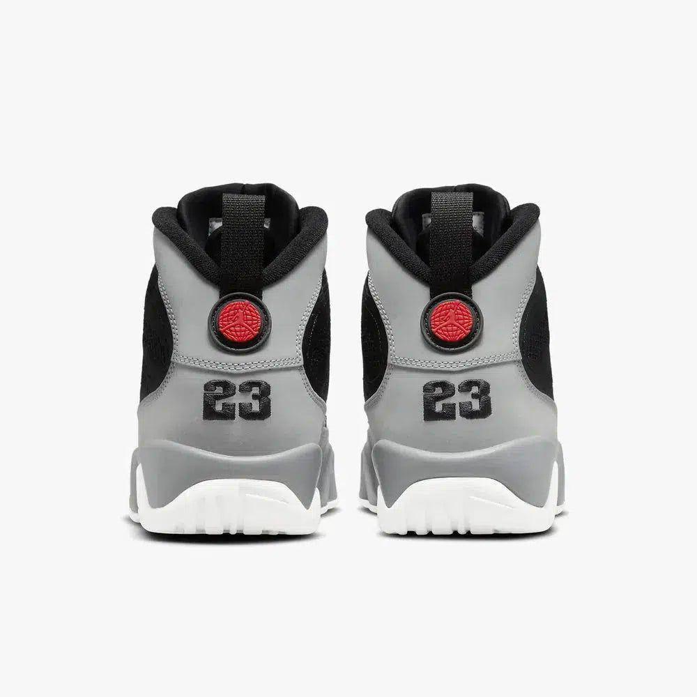 Air Jordan 9 Retro 'Particle Grey' (2022) [CT8019-060] Athletic Basketball Sports Sneakers in Black / University Red - Particle Grey - White for Unisex Adult Mens - AVBL MRKT (6)