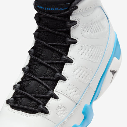 Air Jordan 9 Retro 'Powder Blue / UNC' (2024) [FQ8992-101] Athletic Basketball Sports Sneakers in Summit White / Black - Dark Powder Blue for Unisex Adult Mens - AVBL MRKT (7)