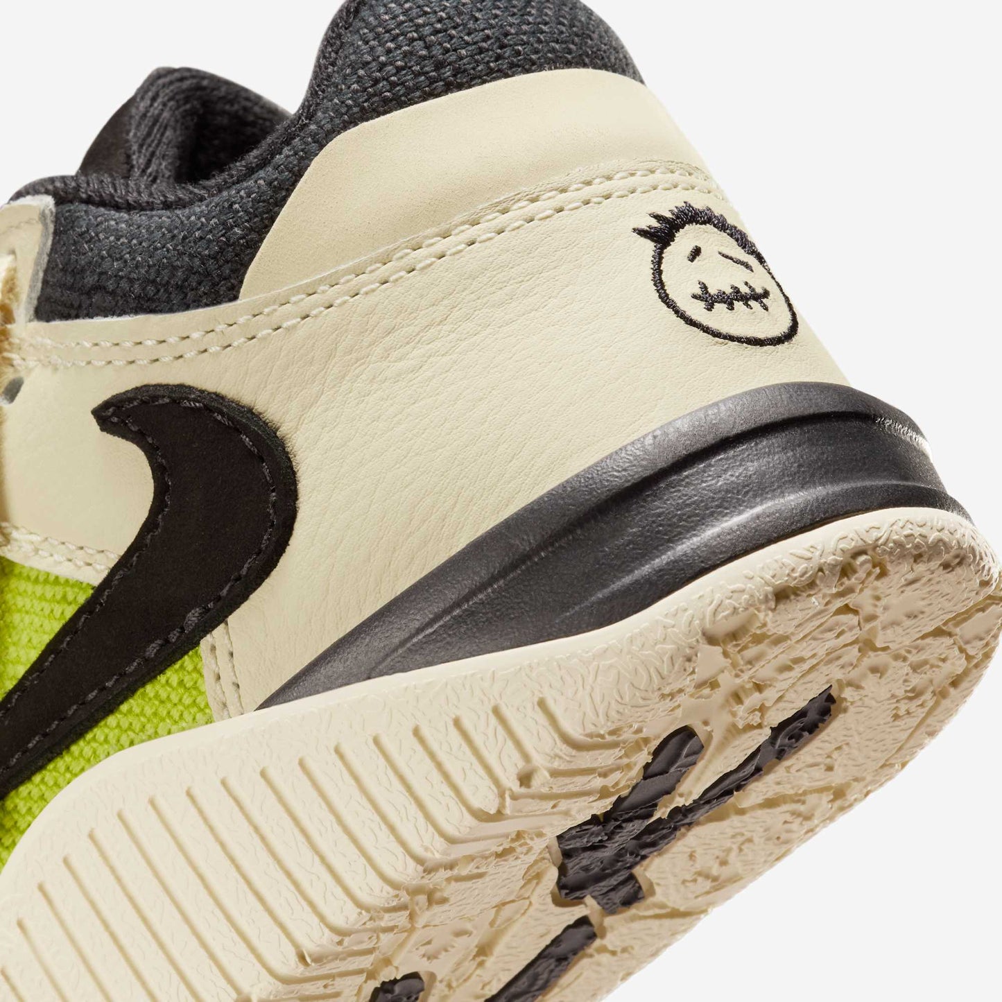 Air Jordan Jumpman Jack TR x Travis Scott 'Bright Cactus' (2025) (PS) [FJ2851-102] Athletic Training Casual Fashion Sneakers in Muslin / Black - Bright Cactus for Unisex Little Kids Pre-School Boys Girls - AVBL MRKT (8)