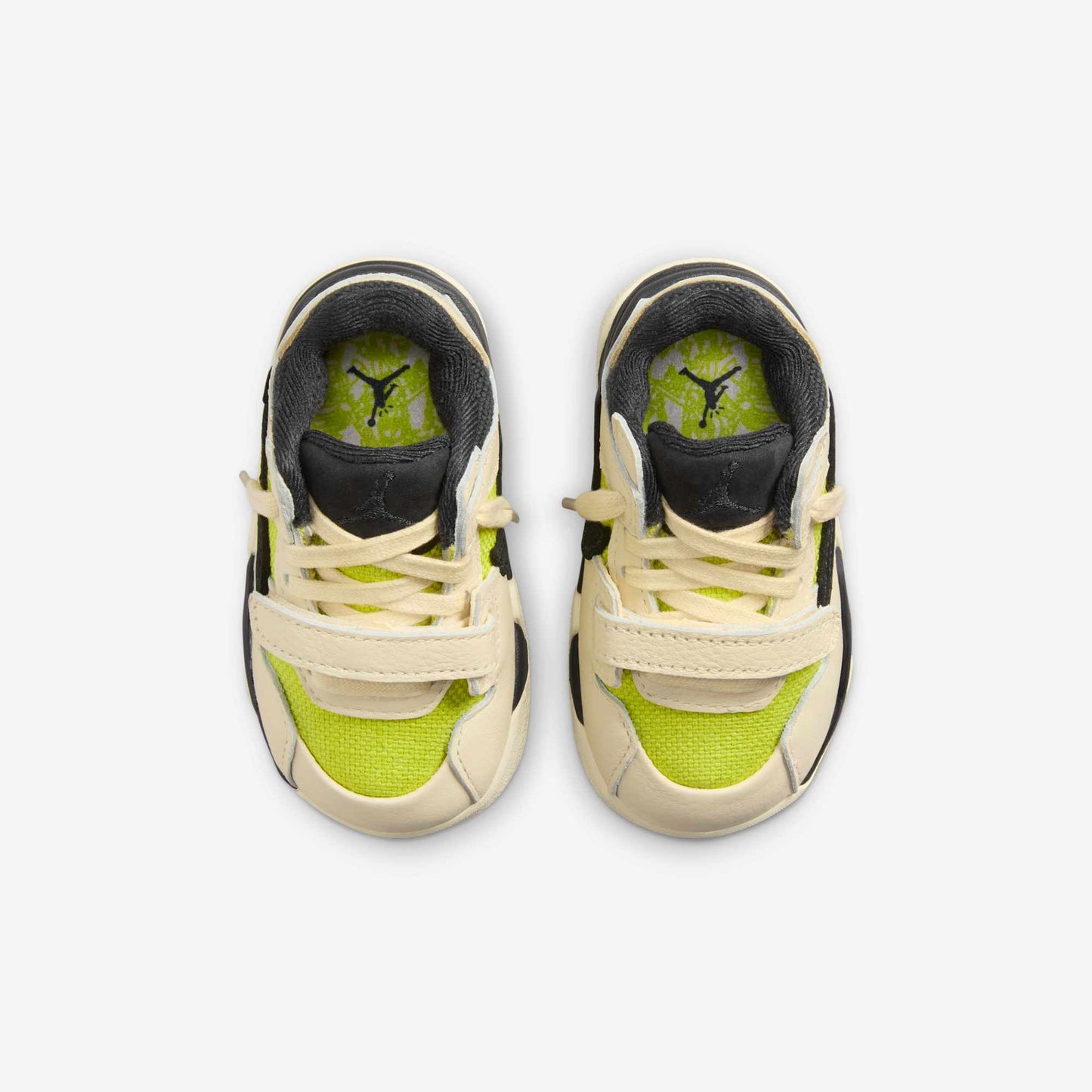 Air Jordan Jumpman Jack TR x Travis Scott 'Bright Cactus' (2025) (TD) [FJ2852-102] Athletic Training Casual Fashion Sneakers in Muslin / Black - Bright Cactus for Unisex Baby Infant Toddler - AVBL MRKT (5)