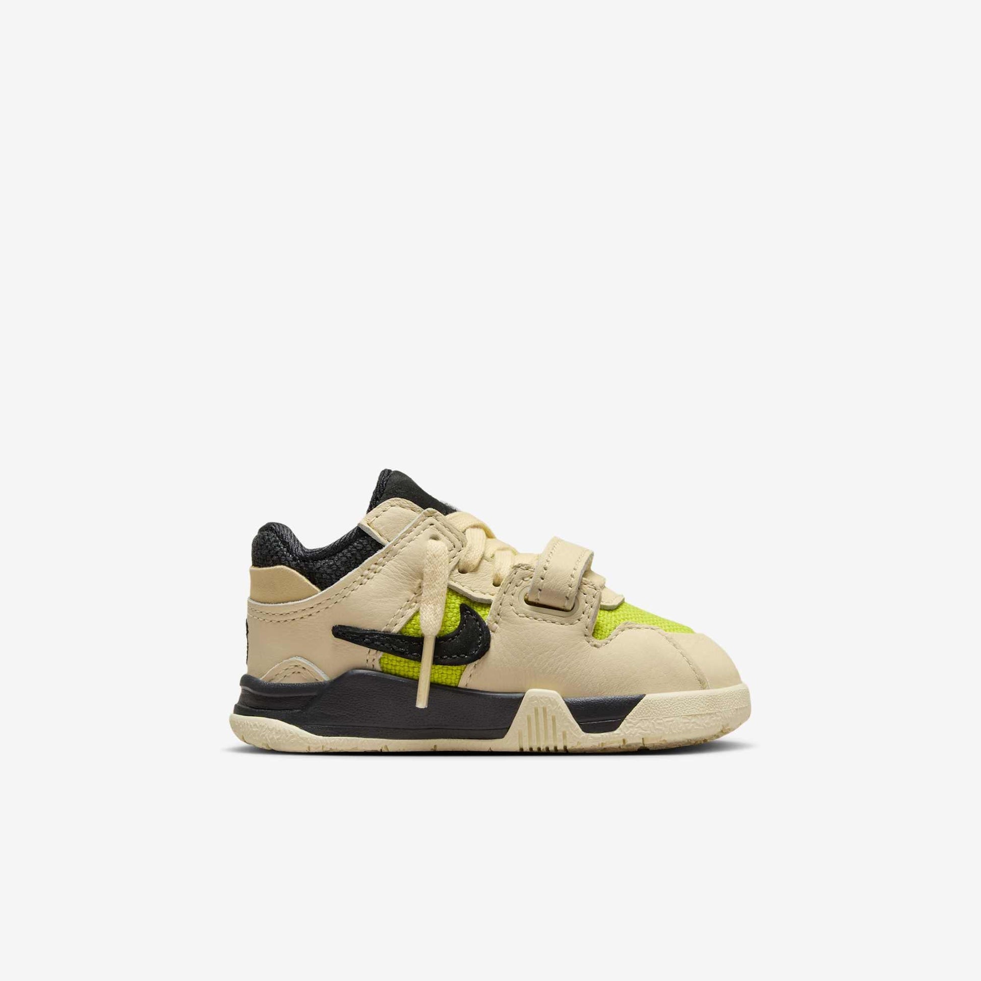 Air Jordan Jumpman Jack TR x Travis Scott 'Bright Cactus' (2025) (TD) [FJ2852-102] Athletic Training Casual Fashion Sneakers in Muslin / Black - Bright Cactus for Unisex Baby Infant Toddler - AVBL MRKT (4)