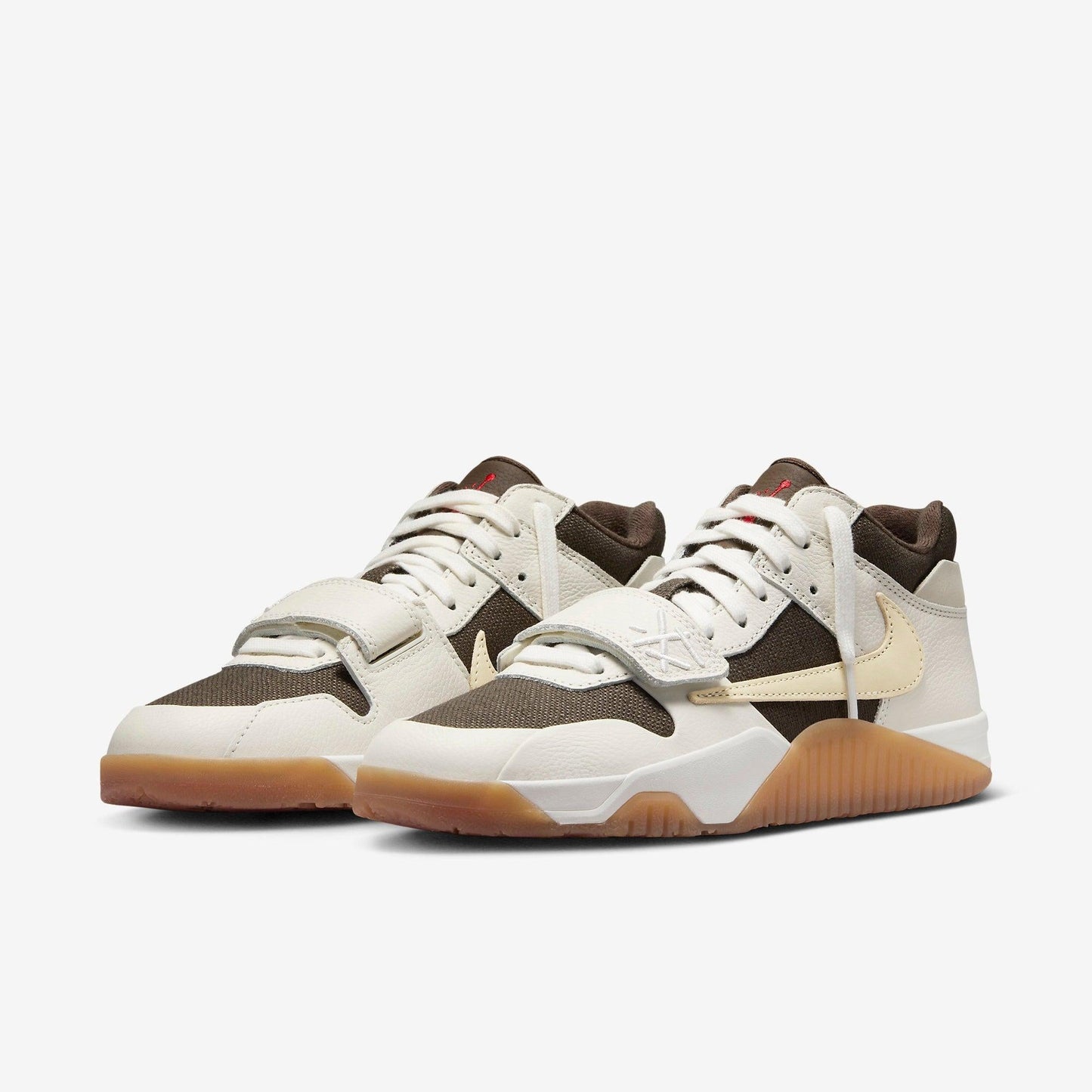 Air Jordan Jumpman Jack TR x Travis Scott 'Sail' (2024) [FZ8117-100] Athletic Training Casual Fashion Sneakers in Sail / Muslin - Dark Mocha for Unisex Adult Mens - AVBL MRKT (1)