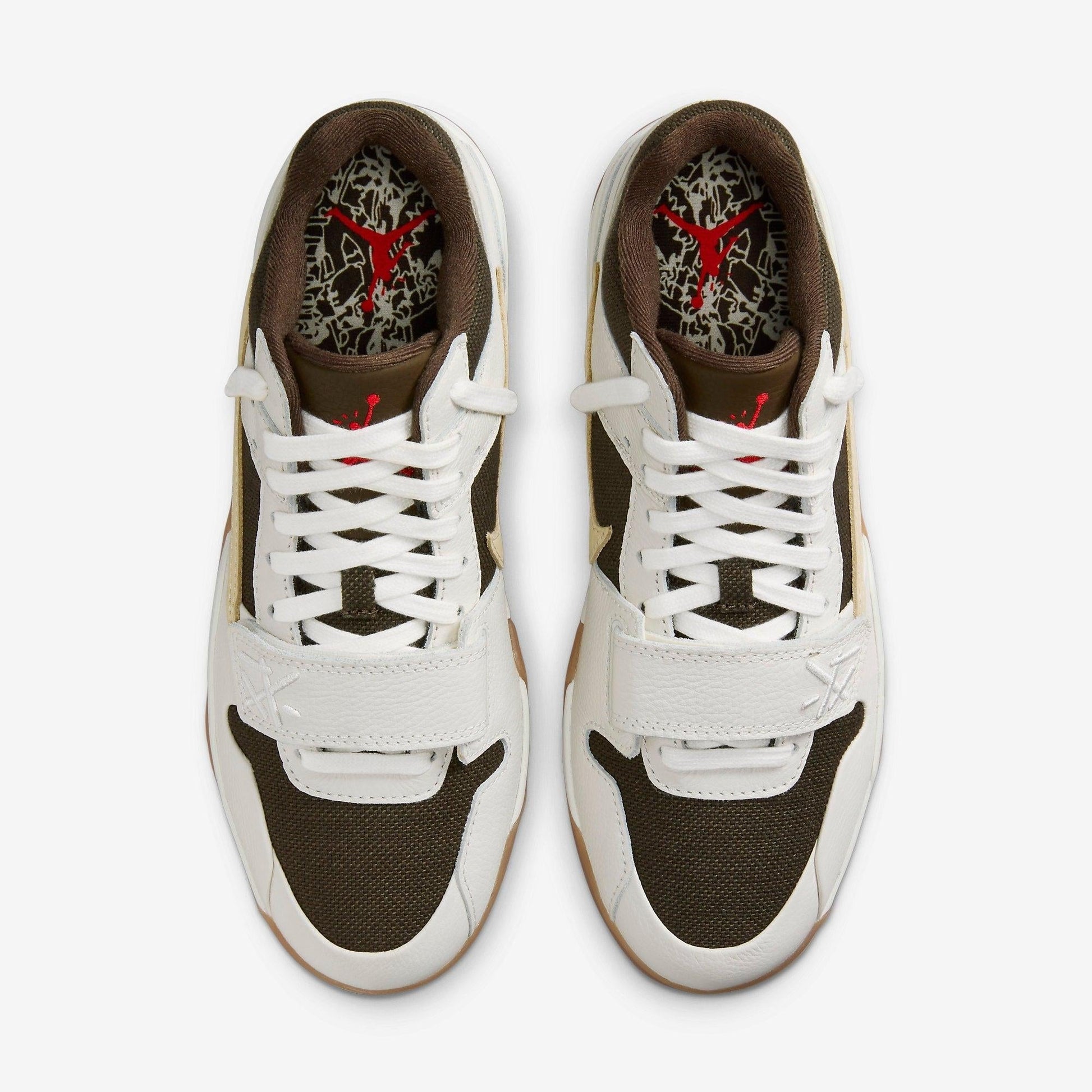 Air Jordan Jumpman Jack TR x Travis Scott 'Sail' (2024) [FZ8117-100] Athletic Training Casual Fashion Sneakers in Sail / Muslin - Dark Mocha for Unisex Adult Mens - AVBL MRKT (5)