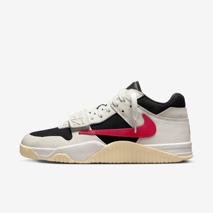 Air Jordan Jumpman Jack TR x Travis Scott 'University Red' (2024) [FZ8117-101] Athletic Training Casual Fashion Sneakers in Sail / University Red - Black for Unisex Adult Mens - AVBL MRKT (2)