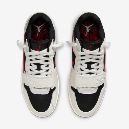 Air Jordan Jumpman Jack TR x Travis Scott 'University Red' (2024) [FZ8117-101] Athletic Training Casual Fashion Sneakers in Sail / University Red - Black for Unisex Adult Mens - AVBL MRKT (5)