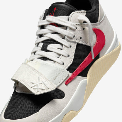Air Jordan Jumpman Jack TR x Travis Scott 'University Red' (2024) [FZ8117-101] Athletic Training Casual Fashion Sneakers in Sail / University Red - Black for Unisex Adult Mens - AVBL MRKT (7)