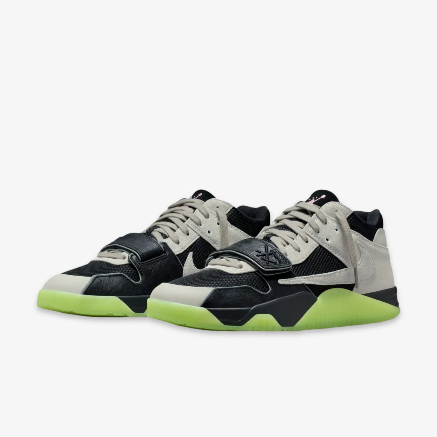 Air Jordan Jumpman Jack TR x Travis Scott x Chase B 'Illusion Green / Coral Chalk' (2025) [IH7971-001] Athletic Training Casual Fashion Sneakers in Black / Night Silver - Anthracite - Illusion Green - Coral Chalk for Unisex Adult Mens - AVBL MRKT (1)