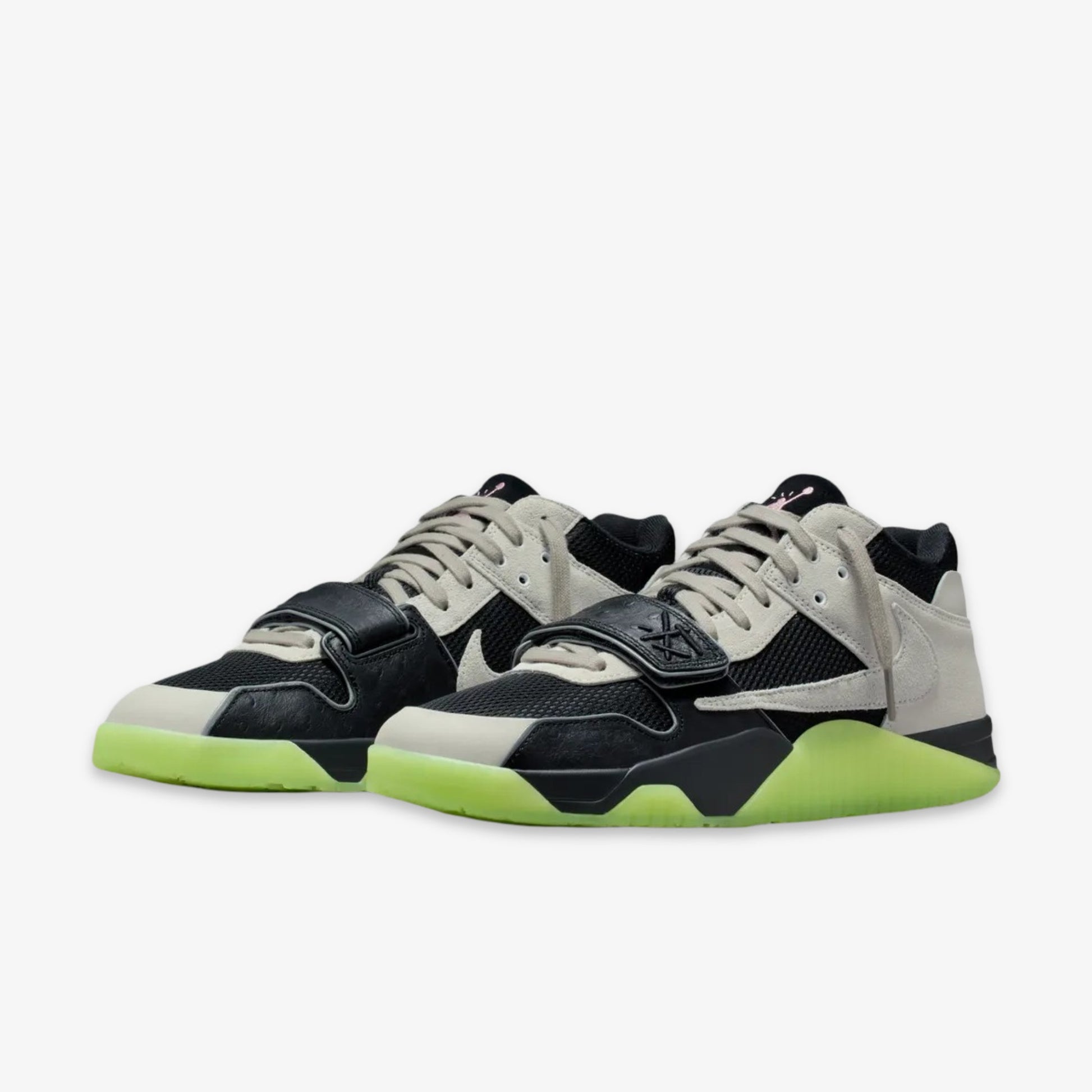 Air Jordan Jumpman Jack TR x Travis Scott x Chase B 'Illusion Green / Coral Chalk' (2025) [IH7971-001] Athletic Training Casual Fashion Sneakers in Black / Night Silver - Anthracite - Illusion Green - Coral Chalk for Unisex Adult Mens - AVBL MRKT (1)